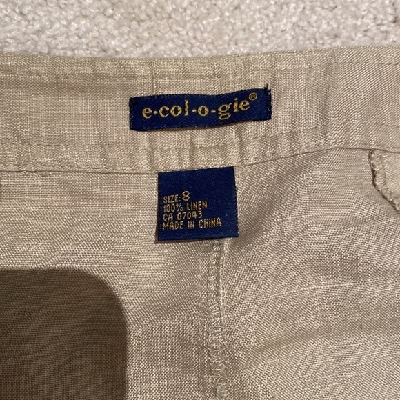 Linen Paneled Skirt - Picture 6 of 7